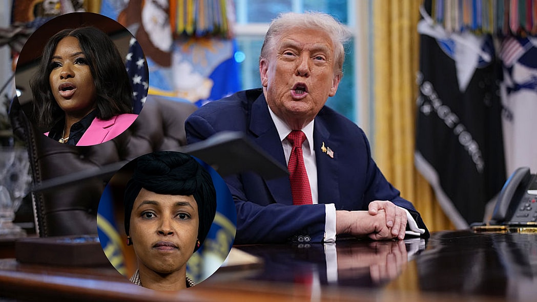 Jasmine Crockett, Ilhan Omar, Trump, theGrio.com