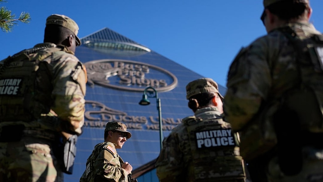 National Guard patrolling in Memphis