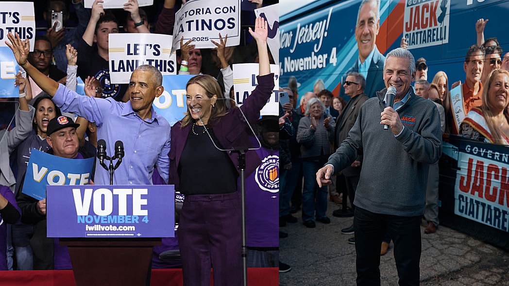 Barack Obama, Mikie Sherrill, Jack Ciattarelli, New Jersey gubernatorial election, theGrio.com