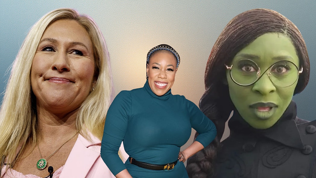 Marjorie Taylor Greene, Symone Sanders-Townsend, Wicked, Elphaba, theGrio.com