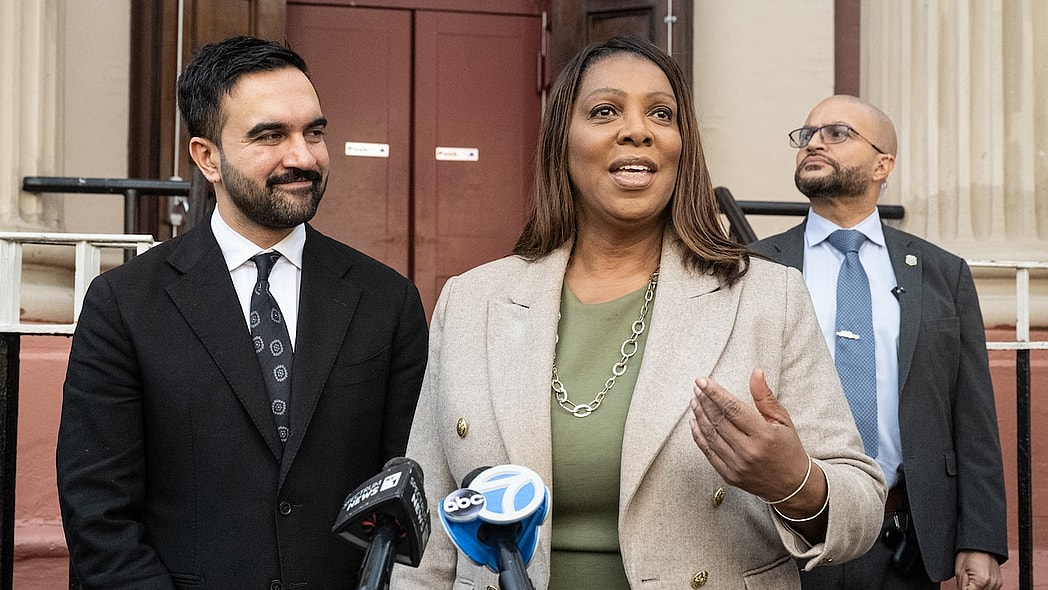 Letitia James, Zohran Mamdani, NYC Mayor