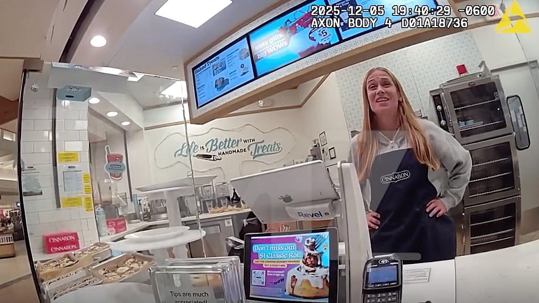 Fired Cinnabon employee in Ashwaubenon, Wisconsin