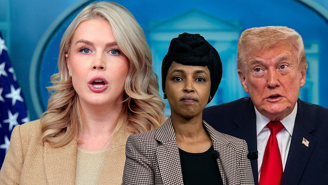 Karoline Leavitt, Ilhan Omar, Donald Trump, theGrio.com