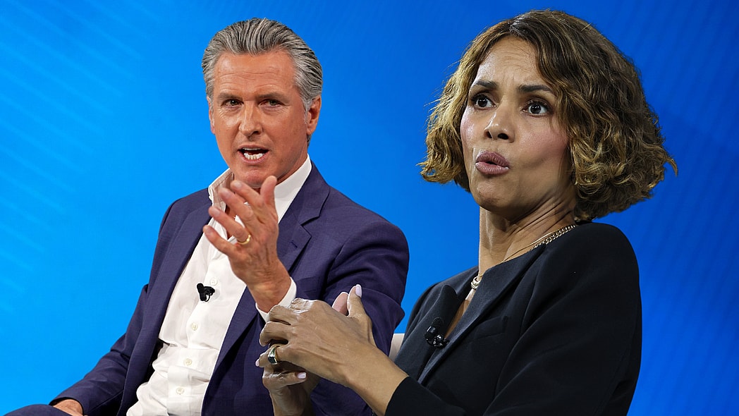Halle Berry, Halle Berry Gavin Newsom, Gov. Newsom Halle Berry, Gavin Newsom Menopause theGrio.com