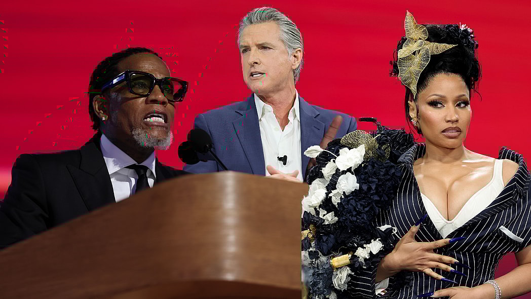 DL Hughley Nicki Minaj, Nicki Minaj Gavin Newsom theGrio.com