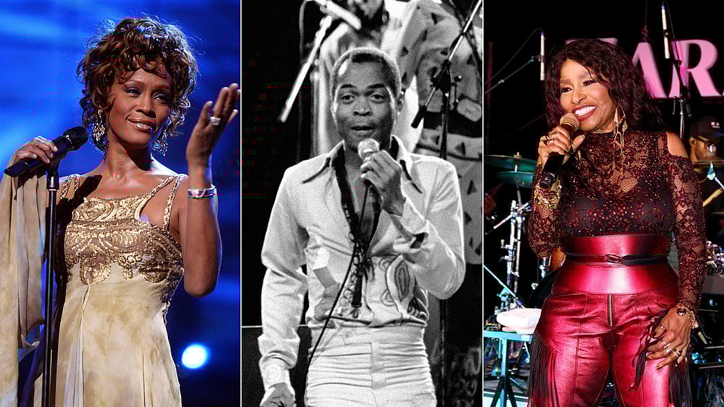 Whitney Houston, Whitney Houston lifetime achievement award, Chaka Khan, Chaka Khan lifetime achievement award, Fela Kuti, Fela Kuti lifetime achievement award, The Recording Academy lifetime achievement award theGrio.com