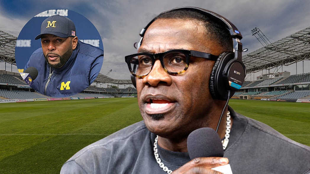 shannon sharpe, sherrone moore, former Michigan coach, thegrio.com