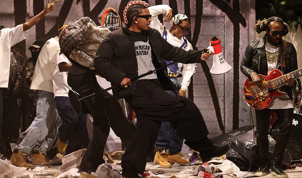 Musical Guest A$AP Rocky performs "PUNK ROCKY" on Saturday, January 17, 2026