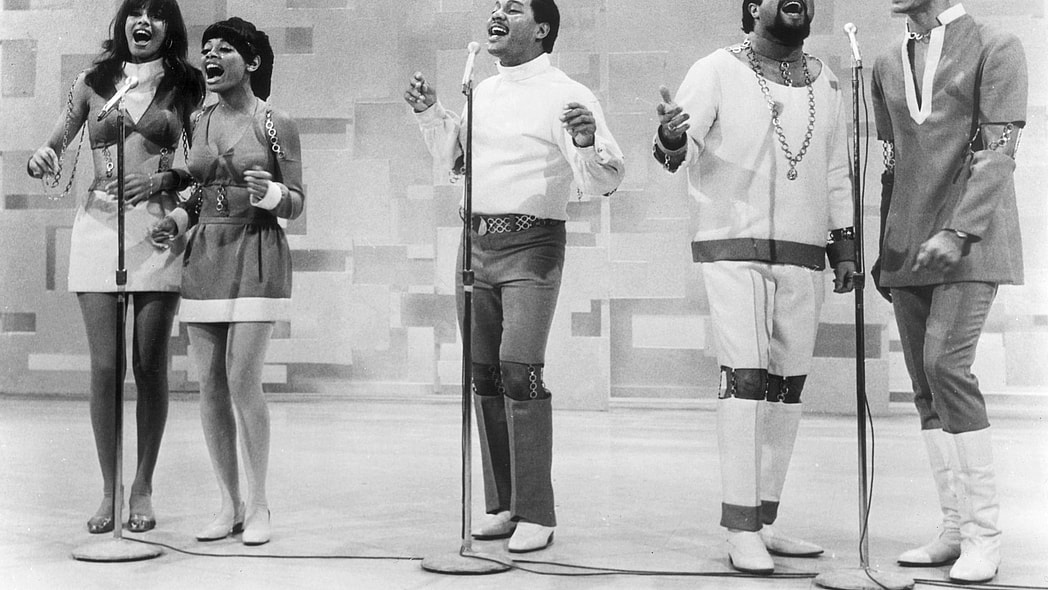 5th Dimension Singing on Stage, 1960s