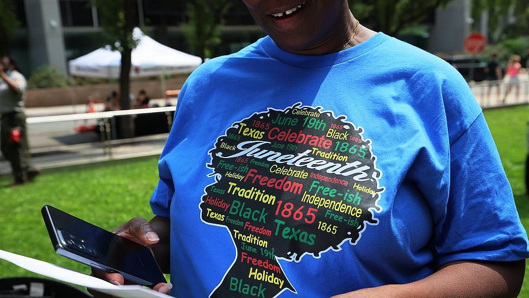 Juneteenth, Woman Celebrating Juneteenth, Juneteeth Removed From Calendar, Idaho Juneteeth