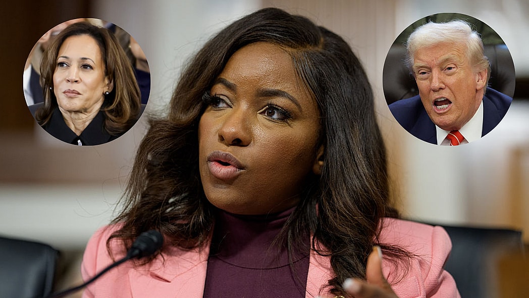 Jasmine Crockett, Kamala Harris, Donald Trump, theGrio.com