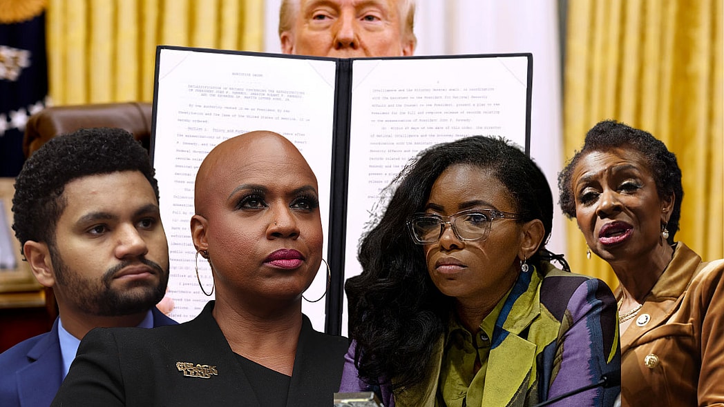 Donald Trump, DEIA orders, Ayanna Pressley, Maxwell Frost, Jasmine Crockett, Yvette Clarke, theGrio.com