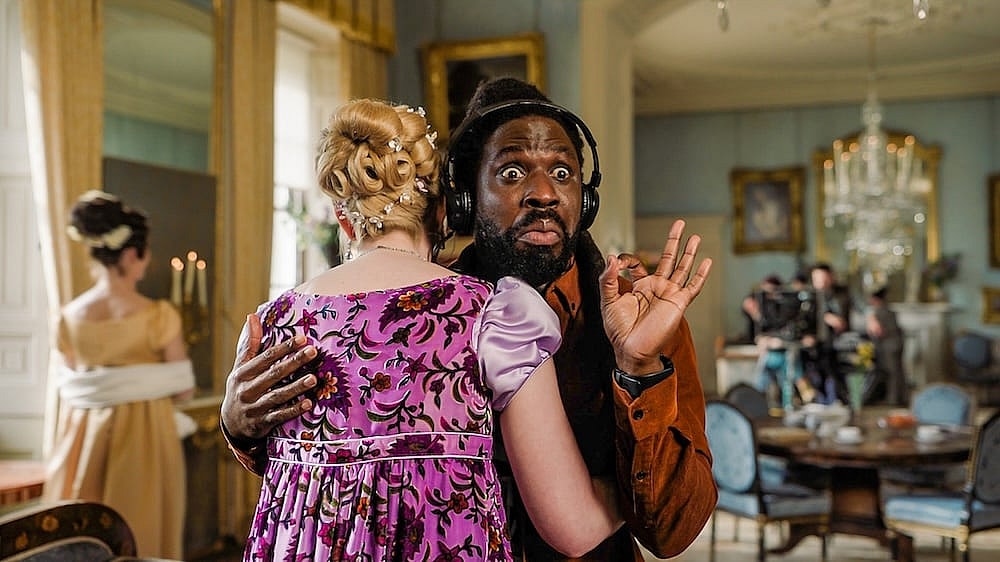 Adjani Salmon as Kwabena in Dreaming Whilst Black, season 2, episode 3, streaming on Paramount+.