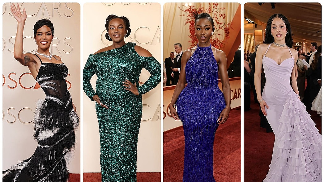 Teyana Taylor, Wunmi Mosaku, Jayme Lawson, Chase Infinity at the 98th Oscars Awards