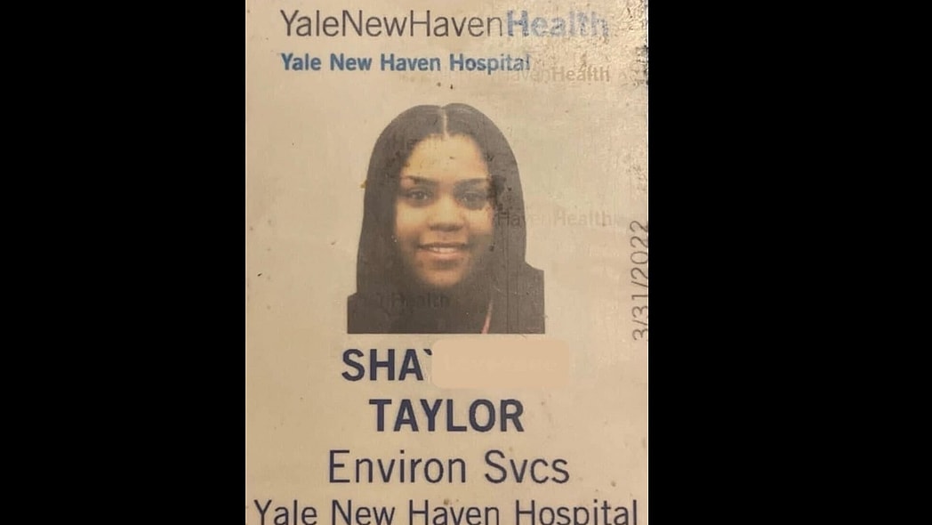 The ID Shay Taylor had when she was a janitor at Yale New Haven Hospital. Courtesy Shay Taylor