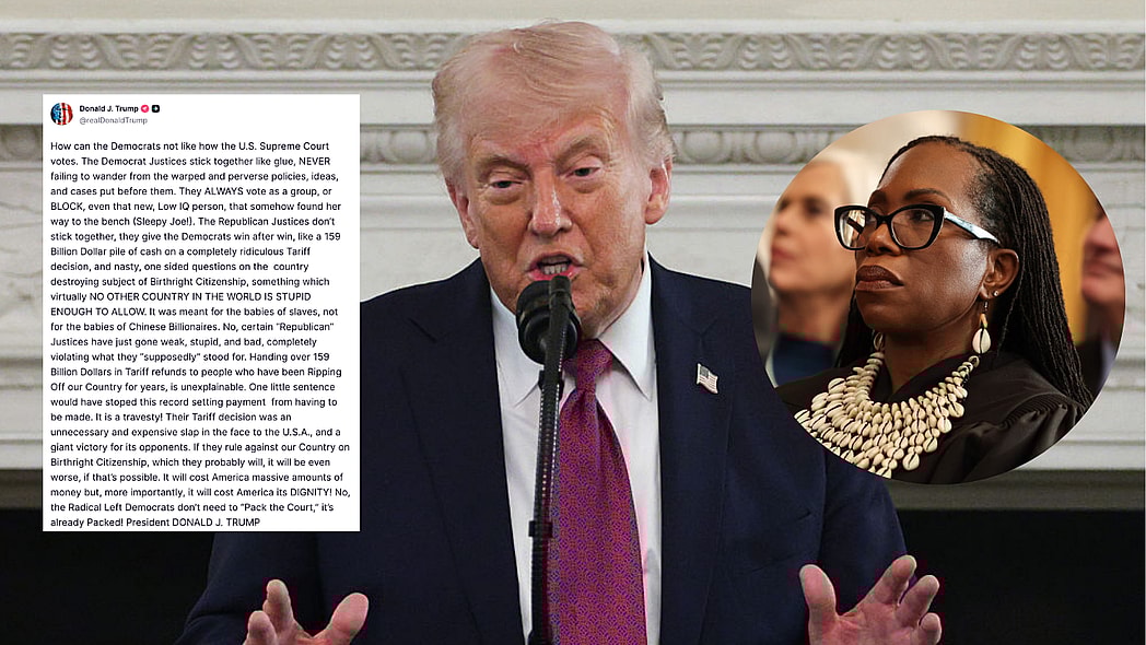 Donald Trump, Ketanji Brown Jackson, Low IQ, theGrio.com
