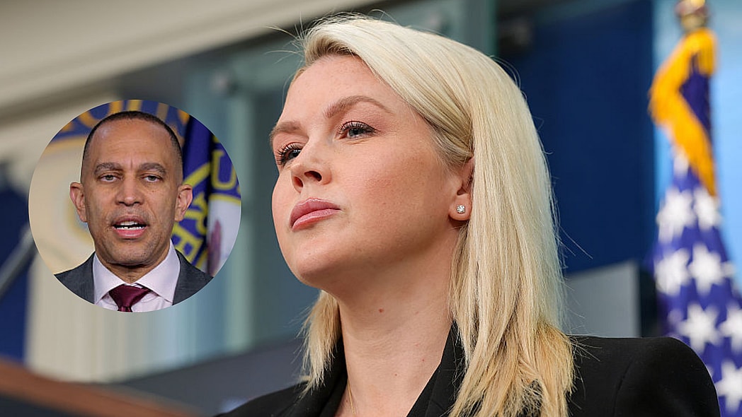 Hakeem Jeffries, Karoline Leavitt, theGrio.com