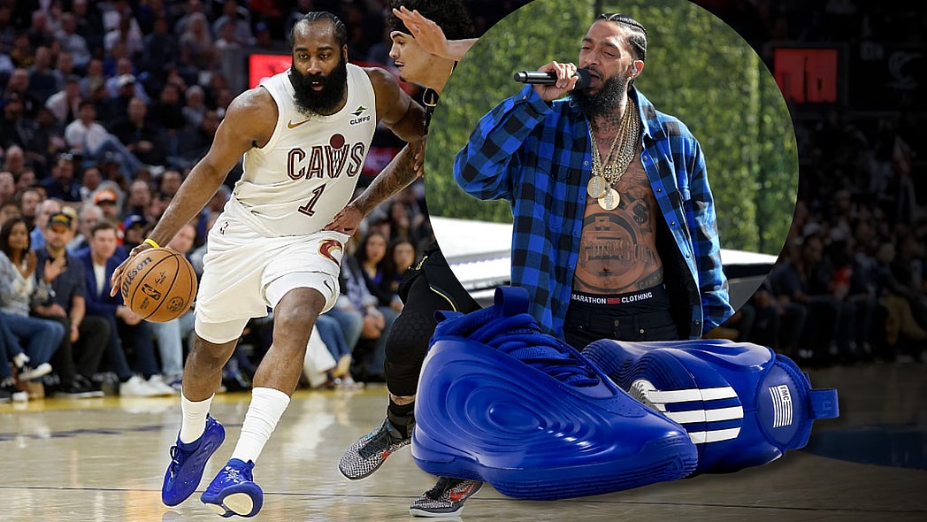 James Harden, Nipsey Hussle, The Marathon Clothing, Adidas Harden Vol. 10, TMC Adidas collaboration, thegrio.com