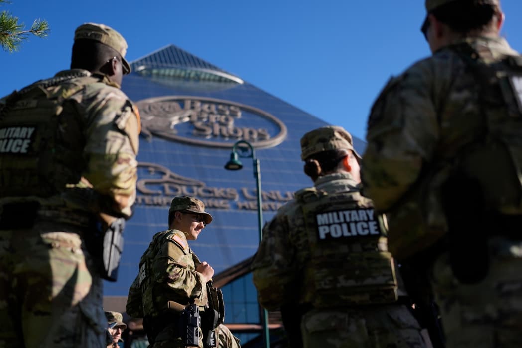 National Guard patrolling in Memphis