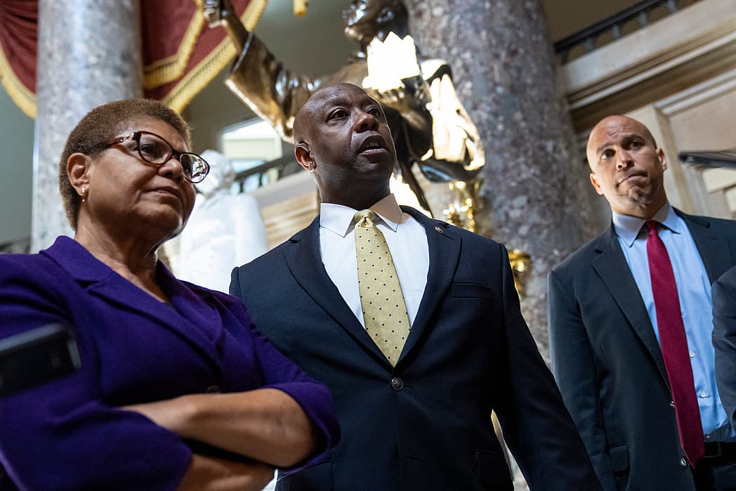 Karen Bass, Tim Scott, Cory Booker, theGrio.com