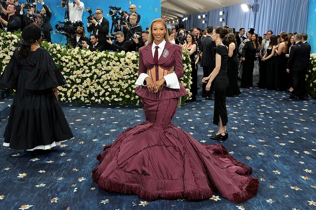 Met Gala 2025 highlights, Met Gala 2025 Savannah James, Savannah James solo Met Gala, Savannah James Lebron james met Gala, Savannah James met Gala look, Savannah James Hanifa dress
theGrio.com