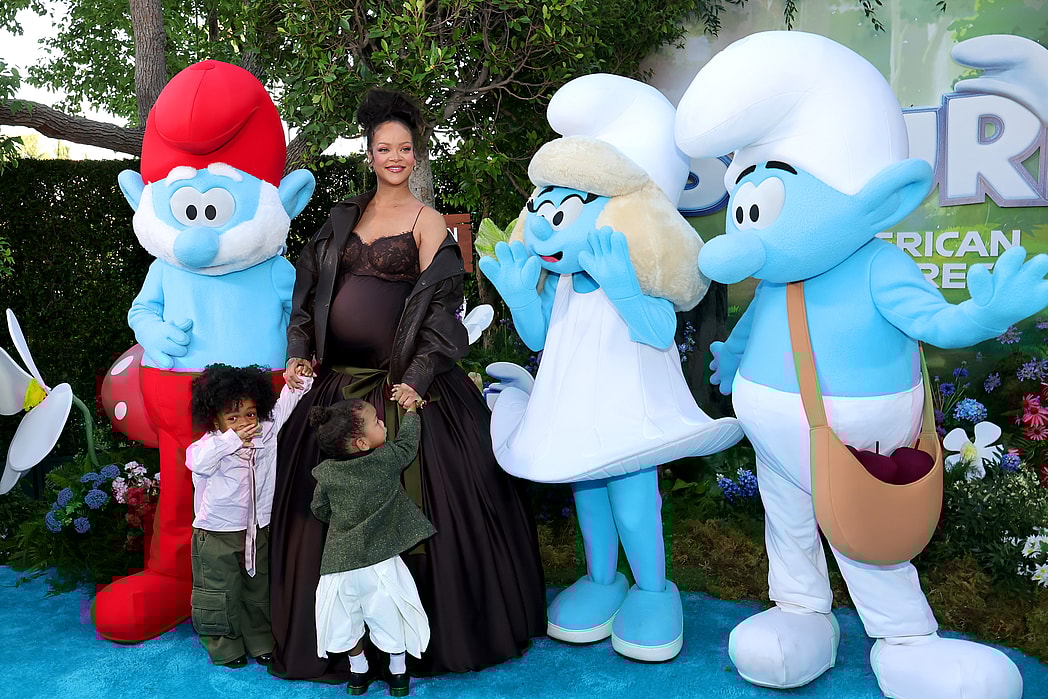 Rihanna Tablet babies, Rihanna Smurfs movie, Rihanna kids, Rihanna parenting, Rihanna's father thGrio.com