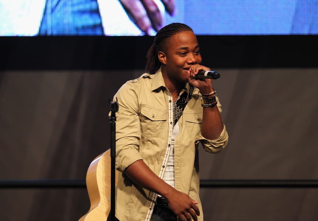 Leon Thomas III of Nickelodeon's Victorious Performs At Kids Day At The Super Bowl