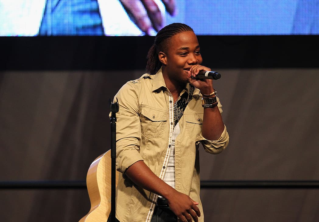 Leon Thomas III of Nickelodeon's Victorious Performs At Kids Day At The Super Bowl