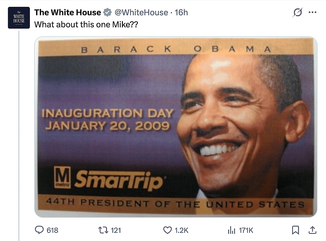 Obama, Metro card, theGrio.com