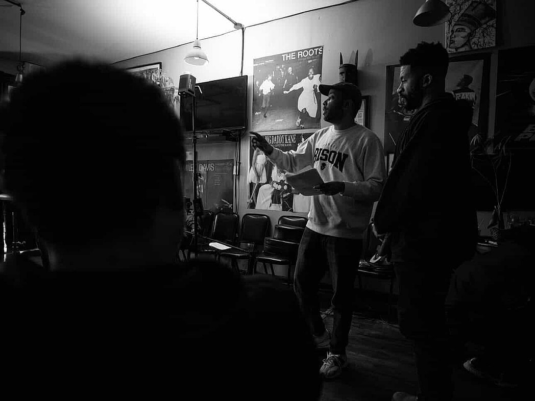 Filmmaker Brennan DuBose behind the scenes during a film project. (Source: Brennan DuBose)