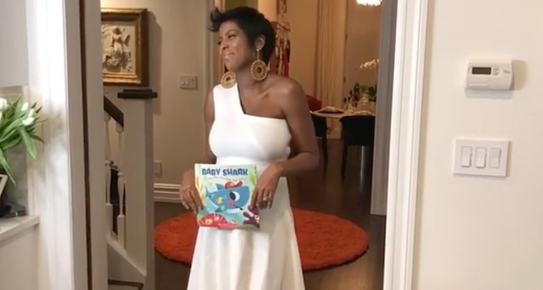 Tamron Hall announces pregnancy on Instagram.