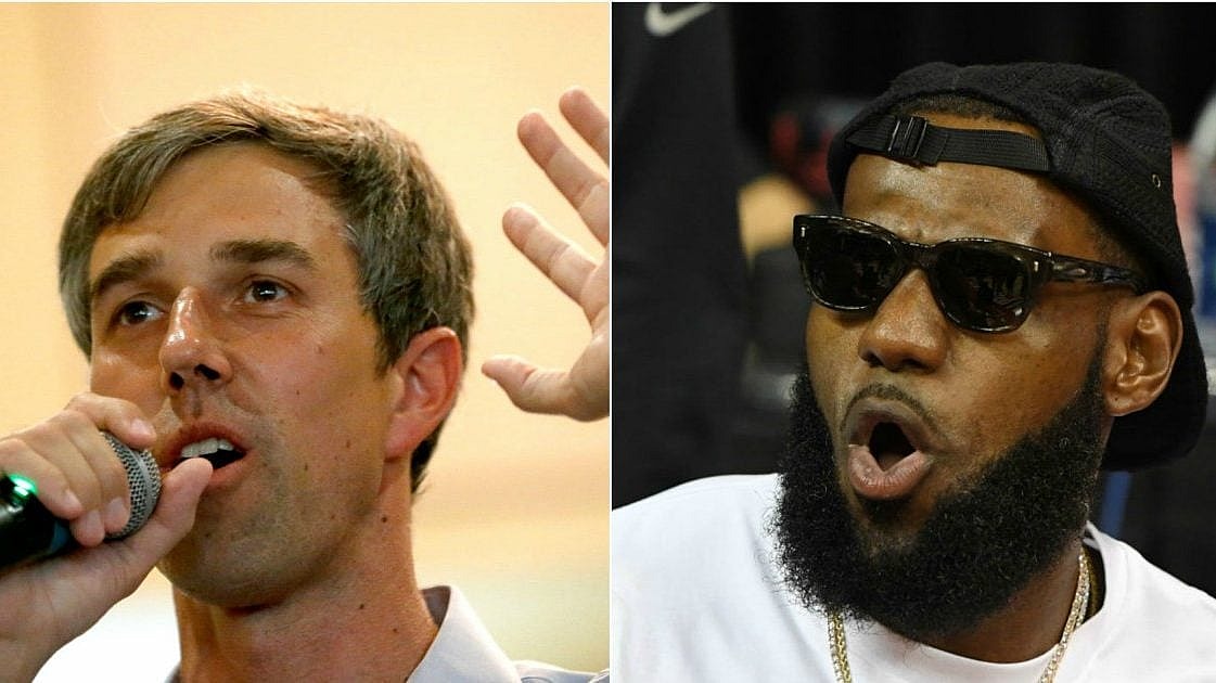 Beto Orourke LeBron James thegrio.com