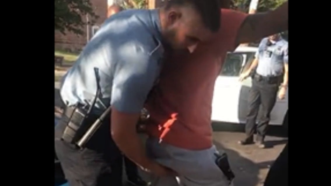 M.B. Cottingham being prodded thegrio.com