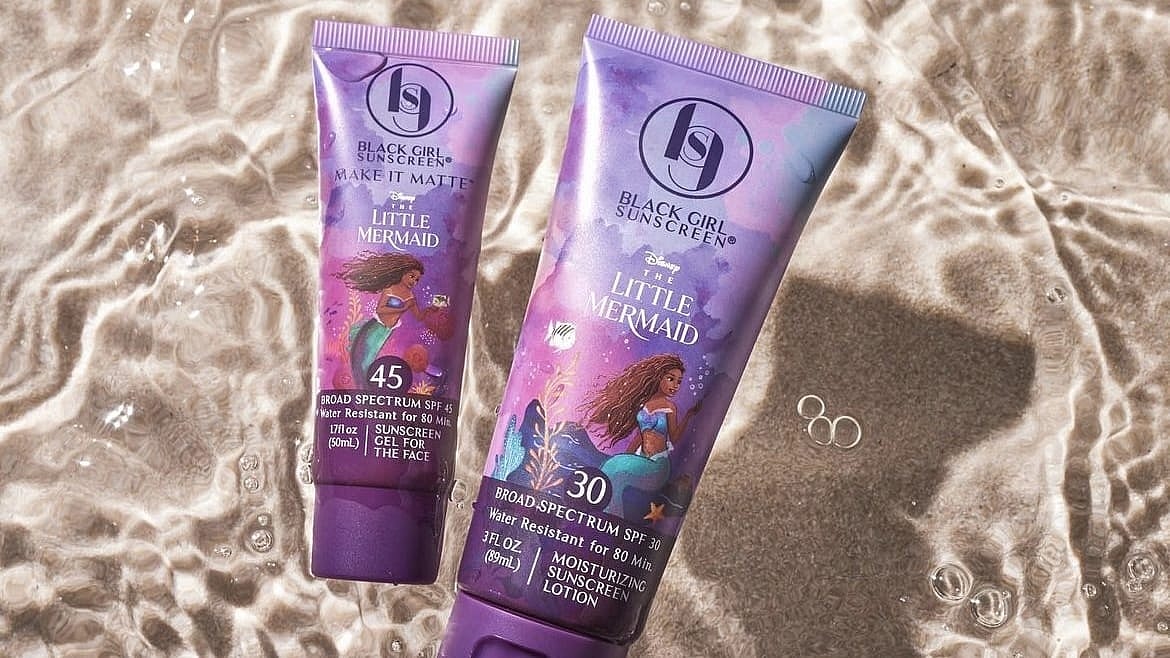 Black Girl Sunscreen, Black-owned sunscreen brands, Disney, The Little Mermaid, theGrio.com