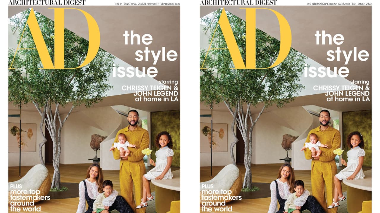 Chrissy Teigen, John Legend home, Chrissy Teigen John Legend AD cover theGrio.com