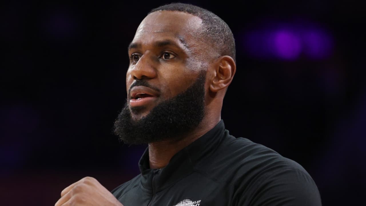 Los Angeles Lakers star LeBron James 