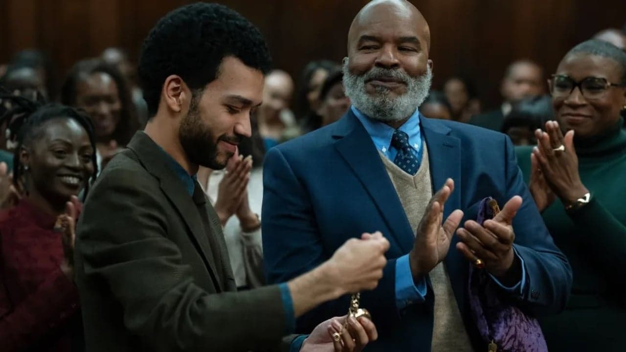 Actors Justice Smith and David Alan Grier
