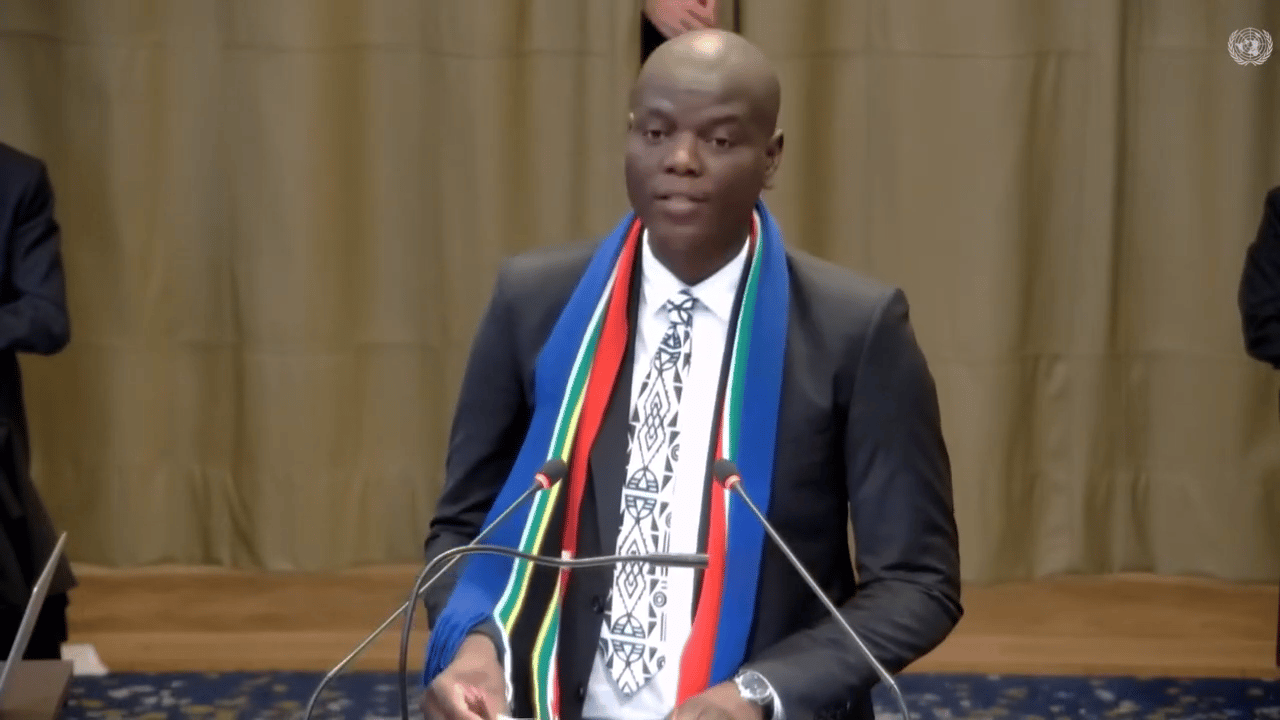 South Africa’s Minister of Justice and Correctional Services Ronald Lamola