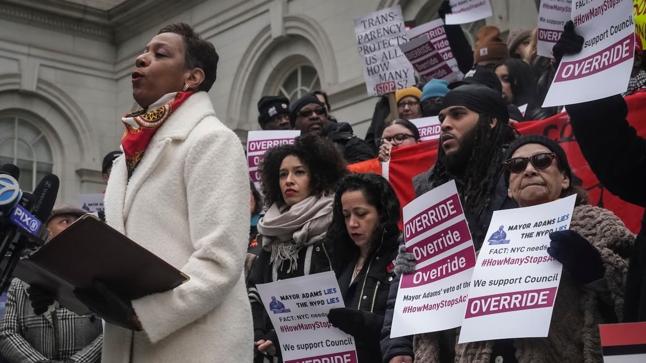 New York City Council Speaker Adrienne Adams