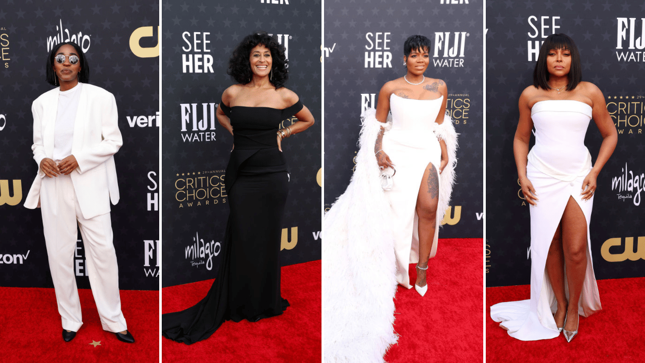 2024 Critics Choice Awards, 29th annual Critics Choice Awards, da'vine joy randolph Critics choice awards, Ayo Edebiri Critics choice awards, who won critics choice awards?, Black stars at the Critics Choice awards, Crictics choice awards fashion, Critics Choice awards red carpet looks, who was the best dressed at the Critics choice awards? 
theGrio.com