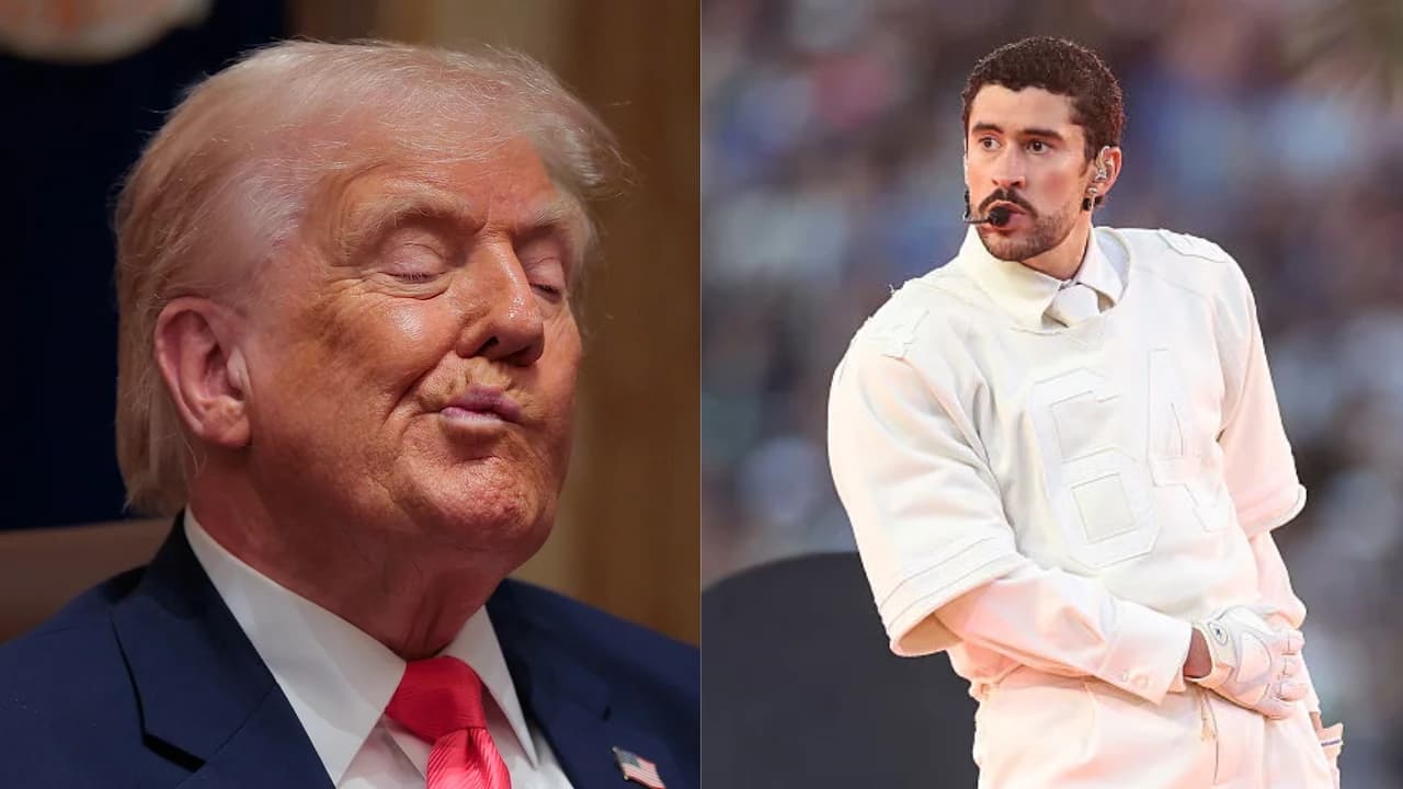 Trump Bad Bunny Super Bowl halftime show, thegrio.com