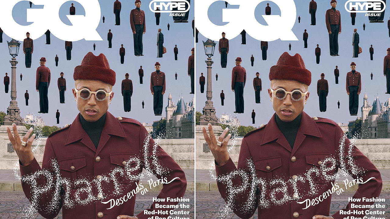 Pharrell Williams GQ cover, Pharrell Williams Louis Vuitton, Pharrell Williams Virgil Abloh,