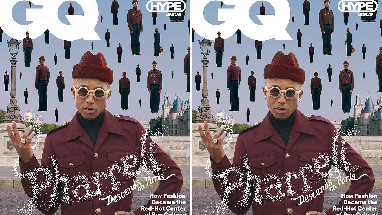 Pharrell Williams GQ cover, Pharrell Williams Louis Vuitton, Pharrell Williams Virgil Abloh, 