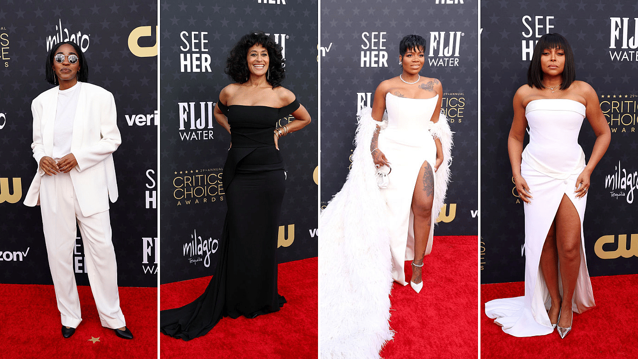 2024 Critics Choice Awards, 29th annual Critics Choice Awards, da'vine joy randolph Critics choice awards, Ayo Edebiri Critics choice awards, who won critics choice awards?, Black stars at the Critics Choice awards, Crictics choice awards fashion, Critics Choice awards red carpet looks, who was the best dressed at the Critics choice awards? 
theGrio.com