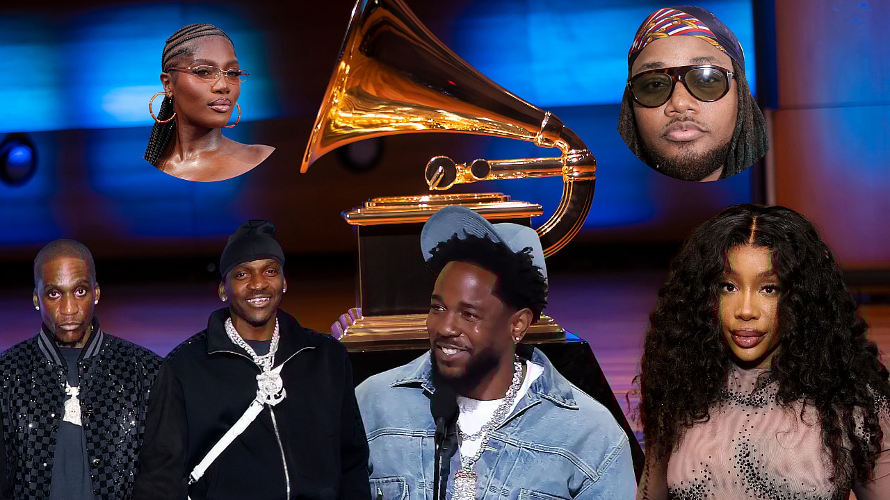 Kendrick Lamar, Doechii, SZA, Clipse, Leon Thomas, Grammys, Grammy Nominations 2026