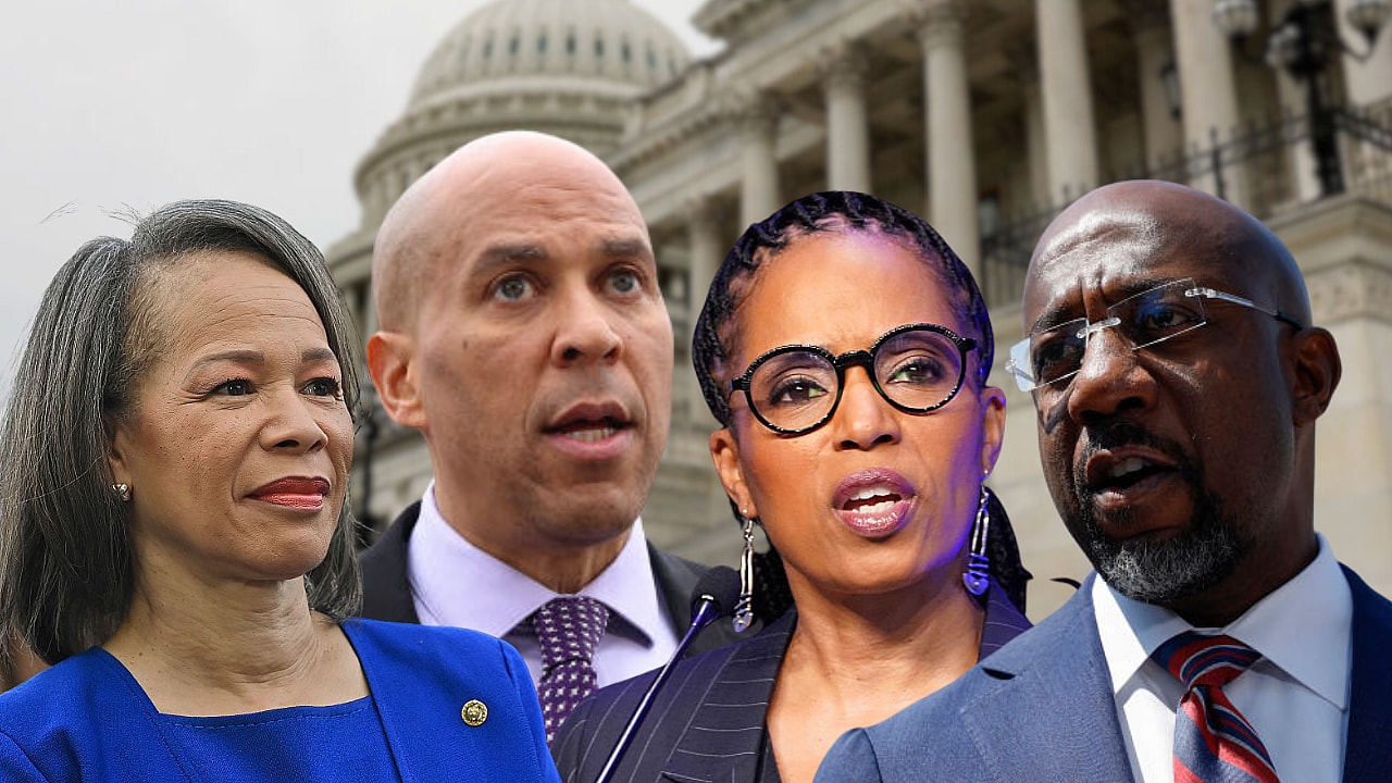 Black Senators, Lisa Blunt Rochester, Cory Booker, Angela Alsobrooks, Raphael Warnock, theGrio.com