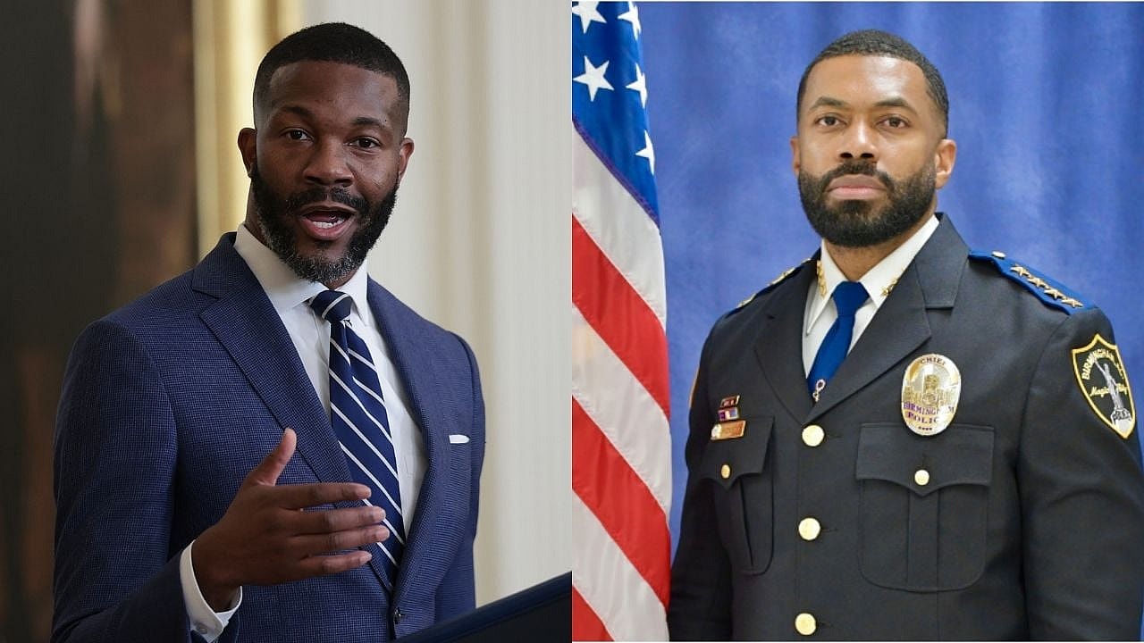 Birmingham Mayor Randall Woodfin, Police Chief Michael Pickett, Black Mayors, theGrio.com