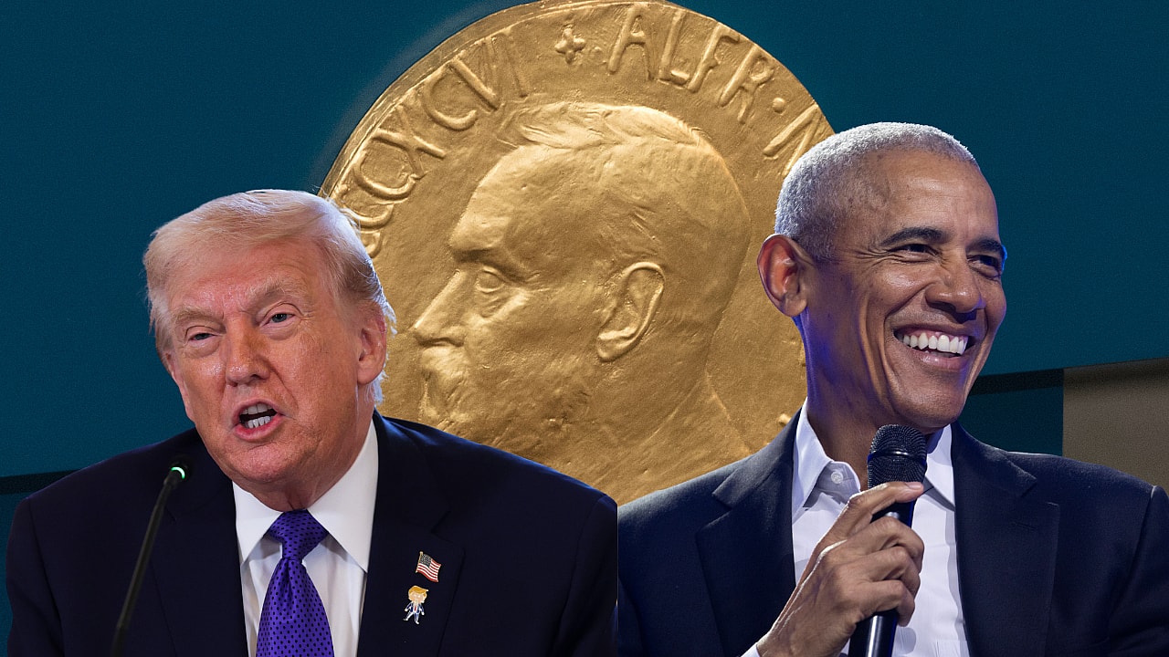 Donald Trump, Barack Obama, Nobel Prize