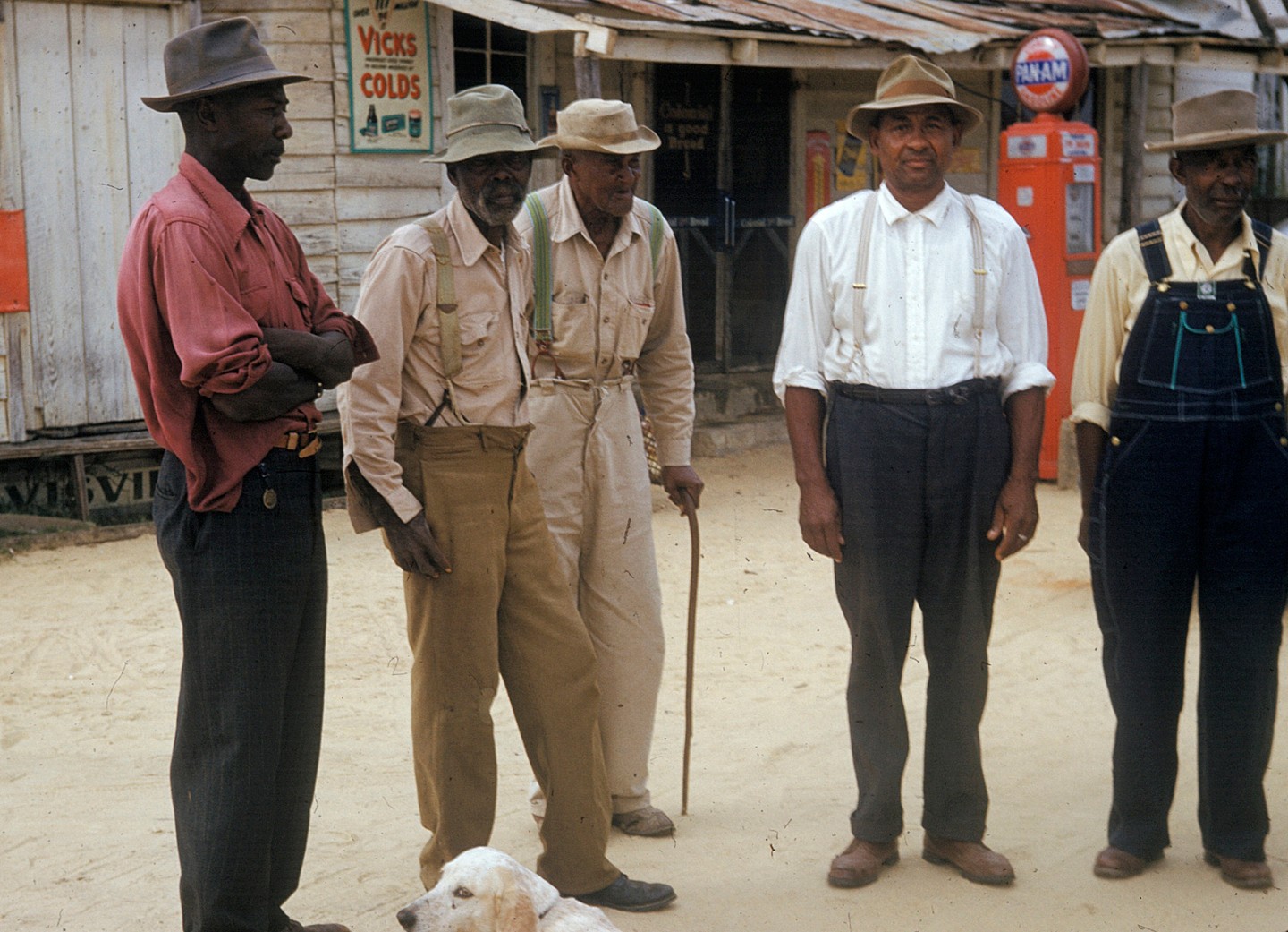 Men included in a syphilis study in Tuskegee, Alabama