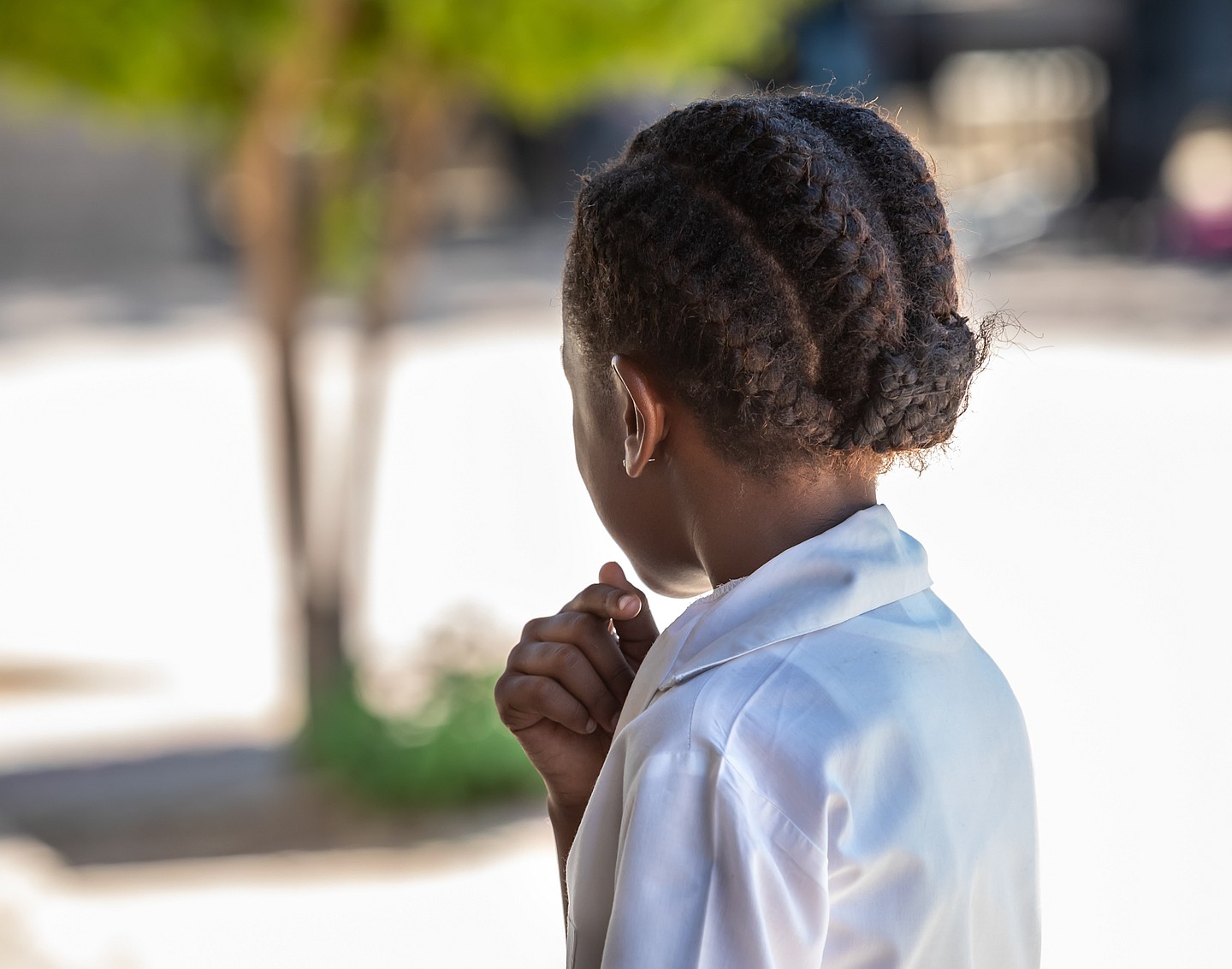 Black girls head shaved London